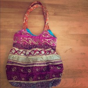 Beautifully embellished handmade bag